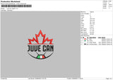Juve Can Puff, Patch, Regular Embroidery 3 Files