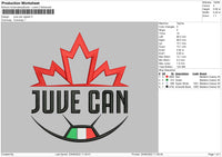 Juve Can Puff, Patch, Regular Embroidery 3 Files