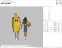 Kobe Brynt 03 Embroidery File 4 size