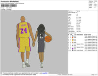 Kobe Brynt 03 Embroidery File 4 size