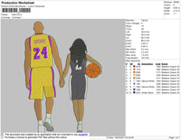 Kobe Brynt 03 Embroidery File 4 size