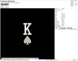 K Embroidery File 4 size