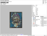 Kaneki 001 Embroidery File 4 size