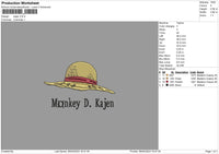 Kajen Embroidery File 6 sizes
