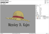 Kajen Embroidery File 6 sizes