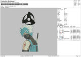 Kakashi S02 Embroidery File 6 sizes