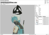 Kakashi S02 Embroidery File 6 sizes