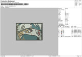 Kakashi Rectangle V6 Embroider File 5 sizes