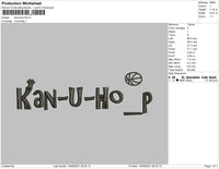 Kanuhop Embroidery File 4 size
