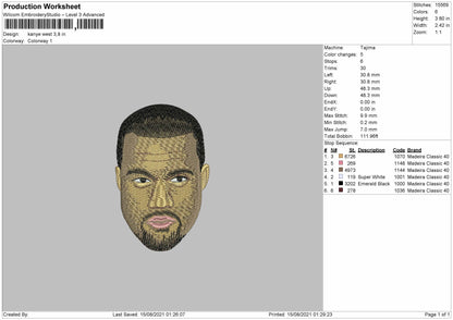 Kanye West Face