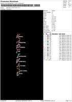Kaptivatetext V2 Embroidery File 6 sizes