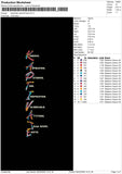 Kaptivatetext V2 Embroidery File 6 sizes