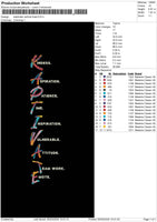 Kaptivatetext V2 Embroidery File 6 sizes