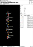 Kaptivatetext V2 Embroidery File 6 sizes