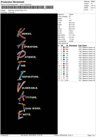Kaptivatetext V2 Embroidery File 6 sizes