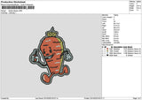 Kebab Embroidery File 6 sizes