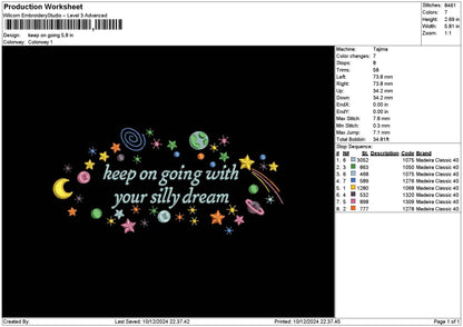 Ongoingtext Embroidery File 6 sizes