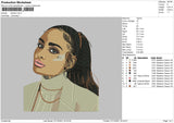 Kehlani Embroidery File 4 size