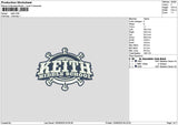 Keithtext 1509 Embroidery File 6 sizes