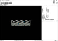 Keyboard Embroidery File 4 size