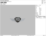 KG Embroidery File 4 size