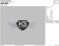 KG Embroidery File 4 size