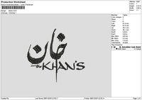 Khantext Embroidery File 6 sizes