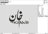Khantext Embroidery File 6 sizes