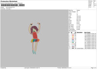 Kids Draw Embroidery File 6 sizes