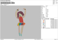 Kids Draw Embroidery File 6 sizes