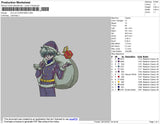Killua Christmas Embroidery File 4 size