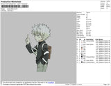Killua Side Embroidery File 4 size
