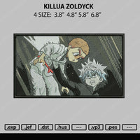 Killua Zoldyck Embroidery File 4 size