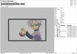 Killua Rectangle V5 Embroidery File 4 size