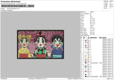 Kimetsurectangle Embroidery File 6 sizes