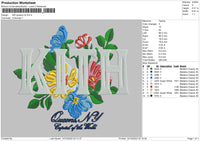 Kith Queens Embroidery Fie 6 sizes