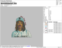 King Vons Embroidery File 4 size