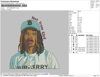 King Vons Embroidery File 4 size