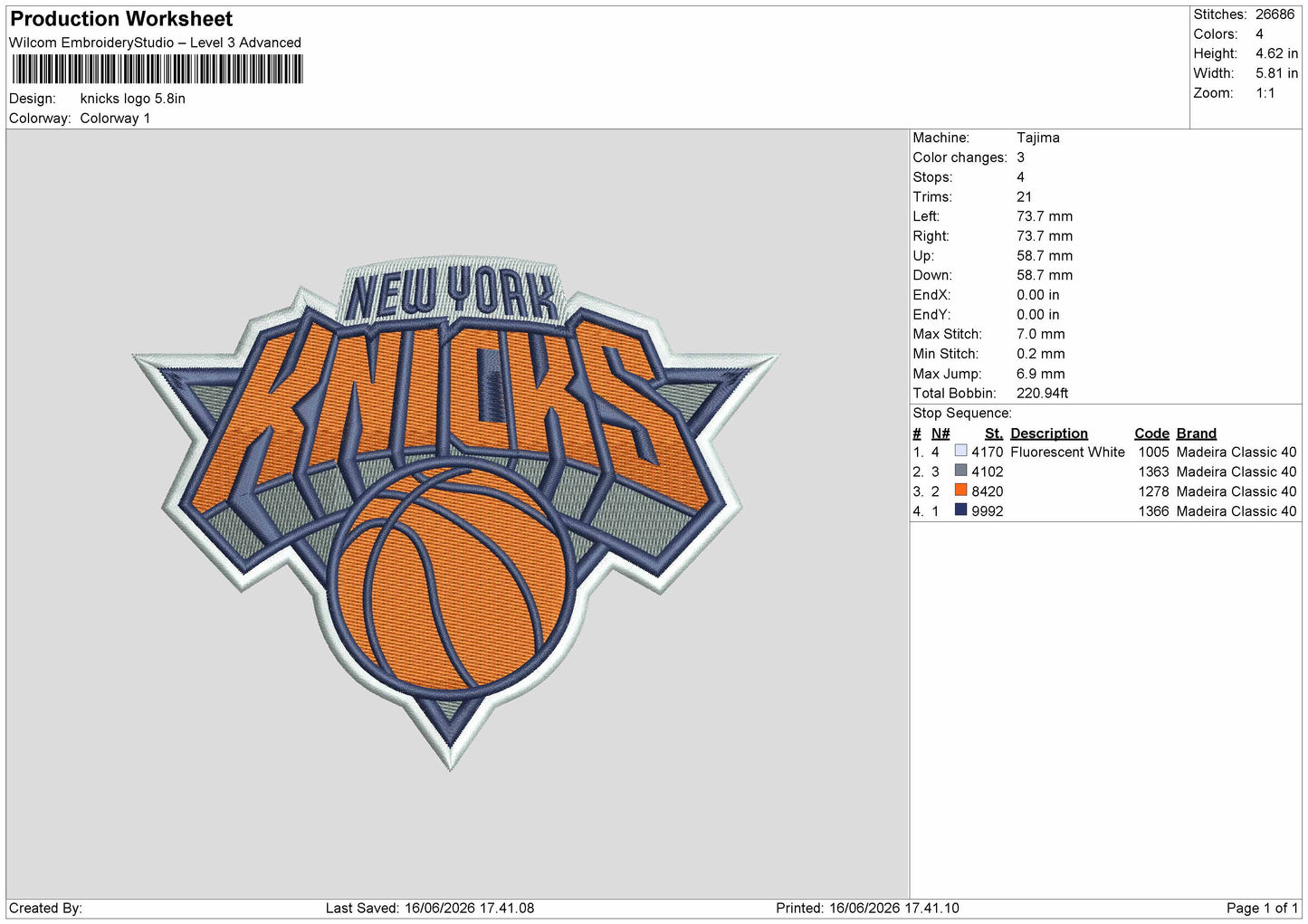 Knickstext Embroidery Machine Design File 6 sizes