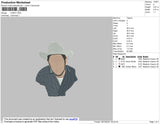 Koboi Embroidery File 4 size