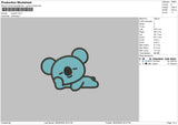 Koya02 Embroidery File 6 sizes
