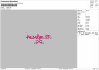 Krisalyn Embroidery Design File