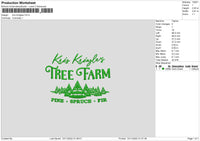 Kris Kringles Embroidery File 6 sizes