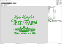 Kris Kringles Embroidery File 6 sizes