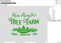 Kris Kringles Embroidery File 6 sizes