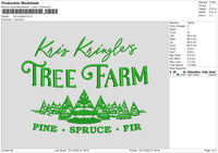 Kris Kringles Embroidery File 6 sizes