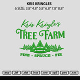 Kris Kringles Embroidery File 6 sizes