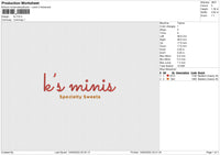 KS Embroidery File 4 size