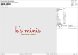 KS Embroidery File 4 size
