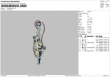 Kunai Tattoo Embroidery File 4 size